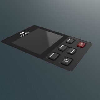 Control panel for thruster, S-Link™, single lever, color LCD touch