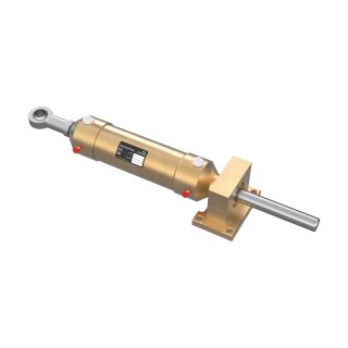 Hydraulic cylinder 140kgm, Stroke 190mm