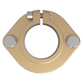 Clamp attachment for stern tubes, shaft Ø25mm